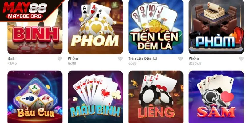 Lý do anh em nên trải nghiệm game bài tại MAY88
